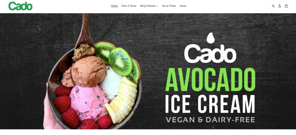 Cado Avocado Ice Cream
